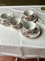 Zsolnay porcelain poppy tea cups.