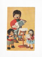 H:137 Húsvéti Üdvözlő képeslap "Bábos" 1963