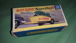 1970. Matchbox no. 38. -Superfast - honda & trailer-1:64 scale metal car with original box for collectors