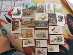 Easter greeting cards 16 pcs.+4 small cards ...Szepek, antiques.