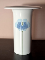 *Rosenthal *blue flower-blau blume* porcelain vase tapio wirkkala design Germany