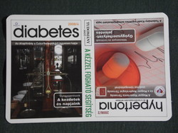Card calendar, science publishing house, 20-year-old diabetic, event, Veszprém, 2009, (6)