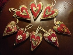Handmade unique sewn hearts for Mother's Day, also for lovers