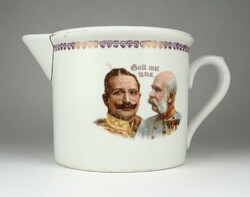 1F849 Antique MZ altrohlau WWI Emperor Franz Joseph Porcelain Dish GOTT MIT UNS