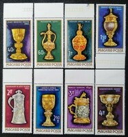 S2656-63sz / 1970 Masterpieces of the Hungarian Goldsmiths Stamp Series