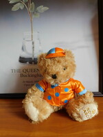 Royal ascot English teddy bear in jockey outfit