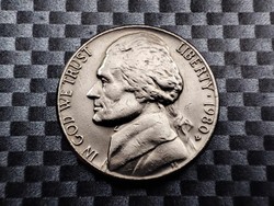 Amerikai Egyesült Államok 5 cent, 1980 Jefferson Nickel Verdejel D - Denver