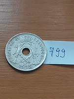 Belgium belgique 25 centimes 1923 copper-nickel, i. King Albert #799