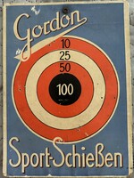 Old target made of cardboard gordon sports shooting target