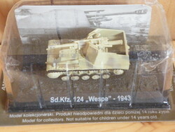 Amercom harckocsi (III.Birodalom fejlesztésű tábori önjáró löveg) modell: Sd.Kfz.124 "Wespe" -1943-