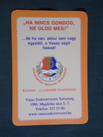Card calendar, iron trade union federation, Budapest, 2009, (6)