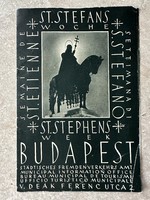Prospectus on Saint Stephen's Day for foreigners, 1939
