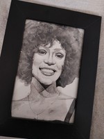 Whitney Houston - mini akvarell festmény / 2019