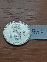 Luxembourg 10 Francs 1976 Grand Duke John, Nickel #756