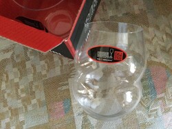 Riedel swirl lead-free crystal wine glass
