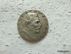 Albert schweitzer silver commemorative medal 25.40 Grams 100% silver