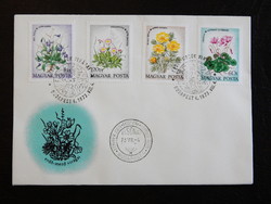 Fdc: 1973. Flower (xi.) Forest-field flowers - stamp set divided into 2 envelopes
