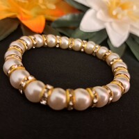 Tekla and crystal bracelet