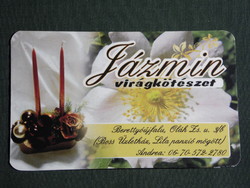 Card calendar, jasmine flower arrangement shop, berettyóújfalu, 2010, (6)