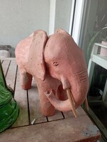 Kerámia elefántszobor