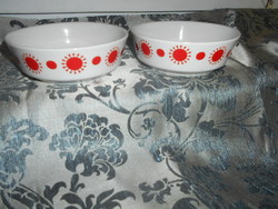 2 salad serving bowls with a pattern of Great Plains sunflowers - the price is for 2 pieces