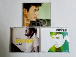 3 db régi, eredeti zenei CD lemez Enrique Iglesias