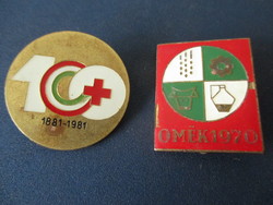Red Cross 100, Ohm 1970 badges