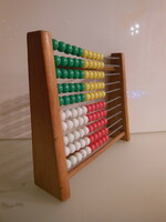 Abacus - wood - 21 x 18 x 5 cm - retro - Austrian - flawless