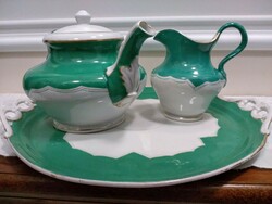 Antique fischer&mieg tea service with giga tray from the 1860s!