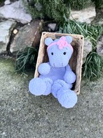 Crocheted hippo sleeper