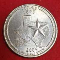 2004.  USA emlék negyed dollár (Texas) (76)