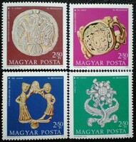 S2912-5 / 1973 stamp date - old Hungarian jewels stamp series postal clear