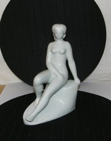 Pál Mihály's porcelain female nude - imprinted in mass