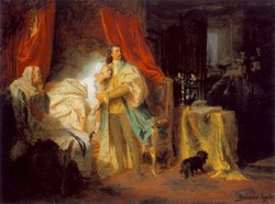 II. Rákóczi Ferenc elfogatása 1703  nagyméretű olajnyomat