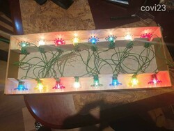 #7 Retro Christmas 16-piece e10 string of light bulbs, social real cooper