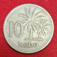 1976. Nigéria Szövetségi Köztársaság 10 Kobo  (793)