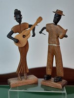 Art deco musician figures