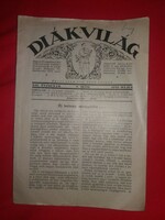 Antik 1925. május 9. szám DIÁKVILÁG a Magyar Evangelista Ker. Diákszövetség közlönye a képek szerint