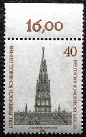 BB640sz / Németország - Berlin 1981 Karl friedrich Schinkel bélyeg postatiszta összegzőszámos