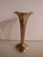 Vase - silver plated - English - 13 x 6.5 cm - old - flawless