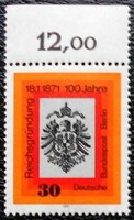 Bb385sz / Germany - Berlin 1971 100 years of the foundation of the empire stamp postal clean summary number