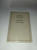 Márai Sándor - Napló (1958-1967)   - Új, olvasatlan és hibátlan példány!!!