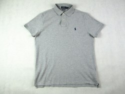 Original Ralph Lauren (m) sporty elegant men's gray collared T-shirt