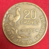 1950. 20 Frank Franciaország Negyedik Köztársaság (1944 - 1959) (783)