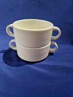 Pair of soup cups