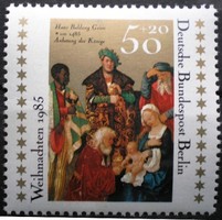 Bb749 / Germany - Berlin 1985 Christmas stamp postmaster