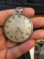 Helvetia silver pocket watch, in working condition, for collectors.