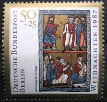 Bb797 / Germany - Berlin 1987 Christmas stamp postmaster