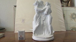 Three Graces alabaster plaster statues
