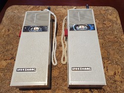 Retro BRG AM 01-27 visszhang walkie takies CB rádió újszerű állapotban szocreál kádár